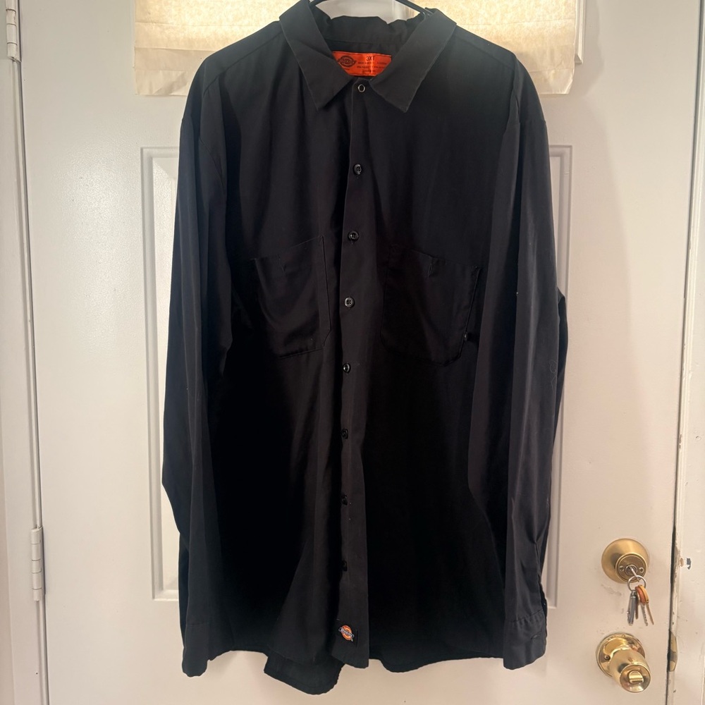 Dickies Black and Orange Label Shirt 3XT